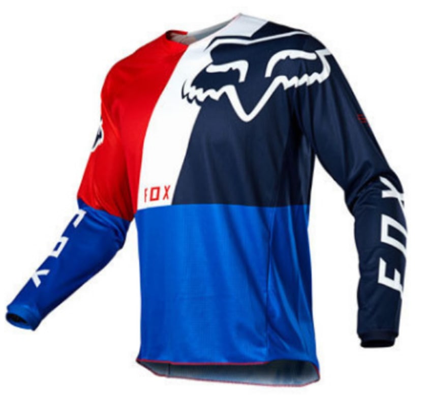 FOX Long sleeve, motorcycle, size is 1 level bigger than sport shirt.